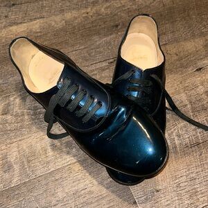 Men’s blue leather Christian louboutin shoes European size 40 us equivalent m8.5